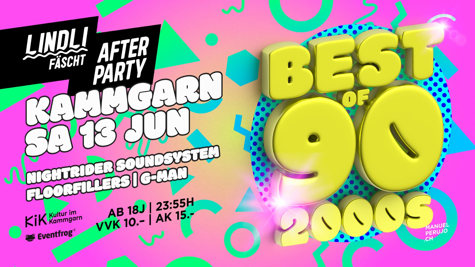 Lindli Fäscht Afterparty – Best of 90s/2000s